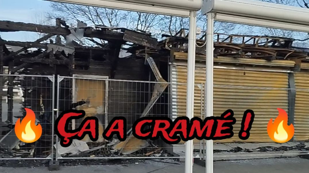 🚨 Aix Les Bains - Commerce détruit par un incendie criminel🔥