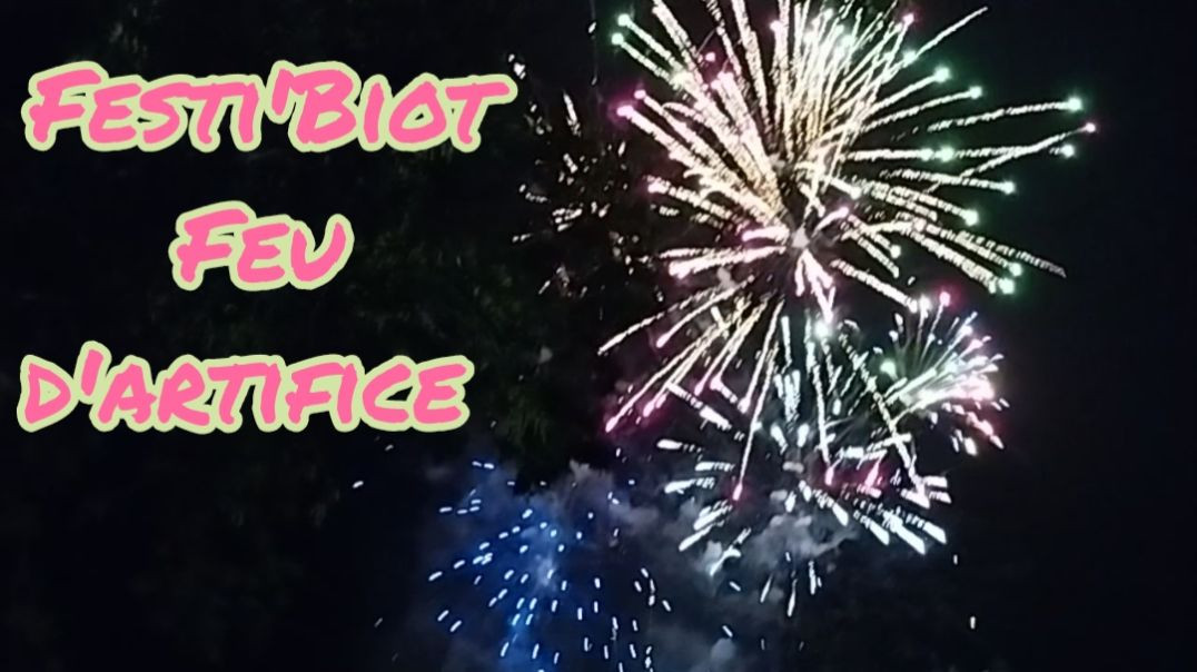 FESTI'BIOT 🎇 FEU D'ARTIFICE 📅 nuit du 25 au 26 juillet 2025
