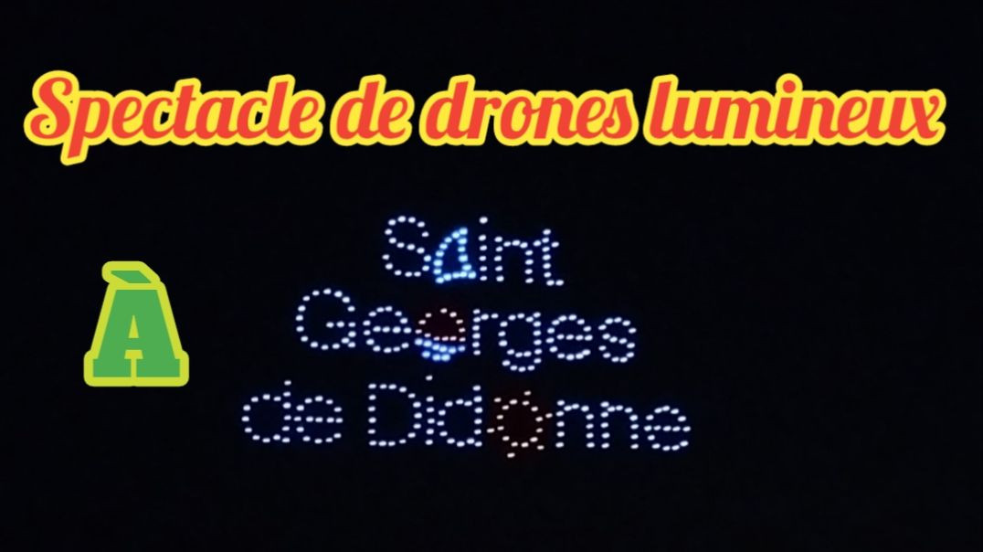 Spectacle de drones lumineux à Saint Georges De Didonne